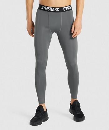 Pánské Legíny Gymshark Element Baselayer Šedé | CZ 2218HAP